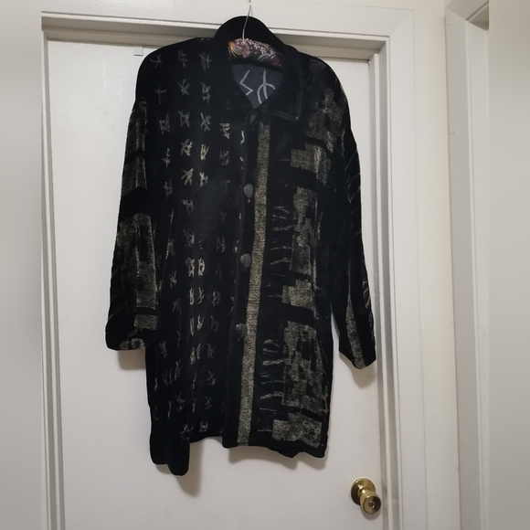 Vintage Maude Andrade Velvet  Jacket - Picture 1 of 6